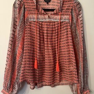Lucky Brand Shirt - eye catching with tassels